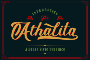 Athalita: A Timeless Brush Typeface for Elegant Branding