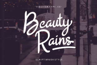 Beauty Rains Font for Modern Web Design