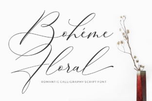 Boheme Floral Font Review for Makers