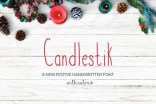 Candlestik Font for Festive Web Design