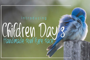 Children Day s: A Smooth Handwritten Typeface for Makers