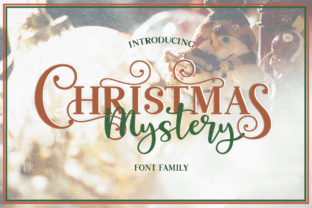 Christmas Mystery Family Typeface for Holiday Branding