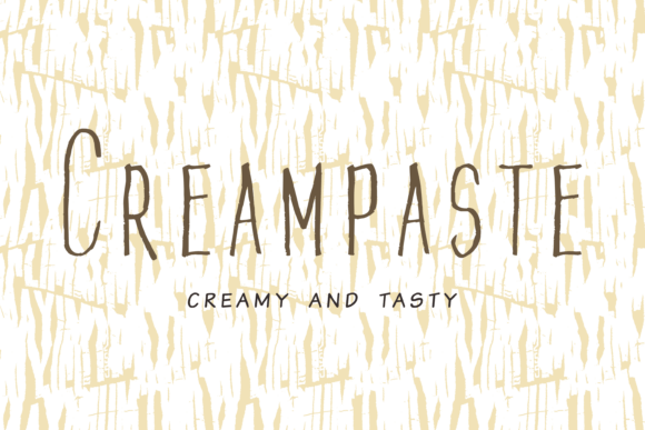 Creampaste: A Delicious Script Handwritten Typeface