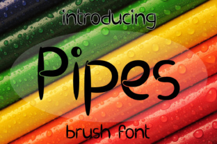 EP Pipes: A Script Handwritten Font for Editorial Design