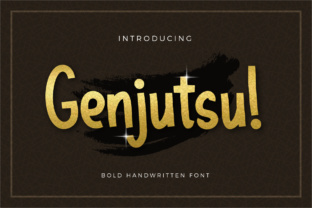 Genjutsu: The Handwritten Typeface for Makers