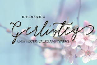 Gerlivtey Typeface for Elegant Editorial Design
