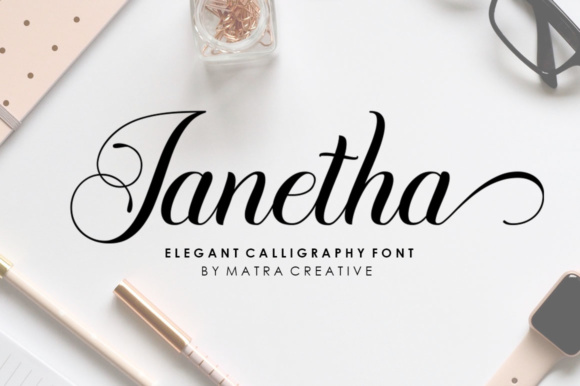 Janetha Font: Elevate Your Brand with Elegant Script
