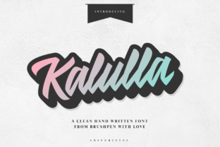 Kalulla: Elegant Script Handwritten Fonts for Editorial Design
