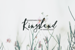 Kingsland Font: Elegant Script for Makers