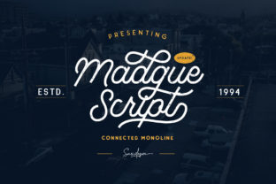 Madgue Typeface: Elevating Brand Identity with Mono Line Style