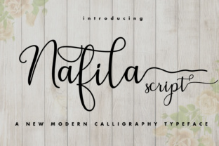 Nafila: The Handmade Script Font for Crafters