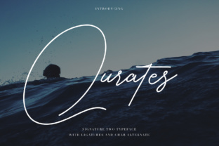 Qurates Signature Two Font for Crafters