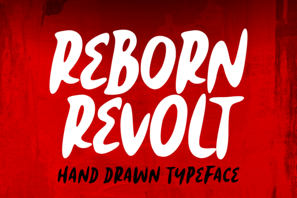 Reborn Revolt Typeface for Bold Editorial Design