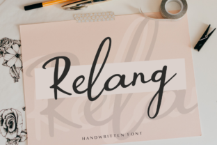 Relang: A Fresh Handmade Calligraphy Typeface