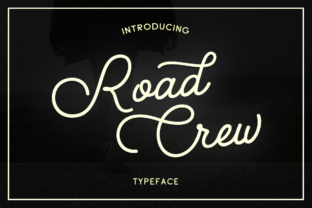 Road Crew Font: The Perfect Handmade Typeface for Crafters