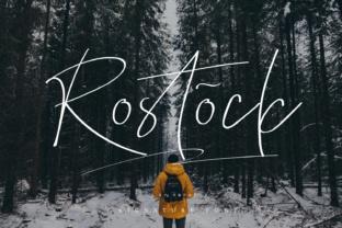 Rostock Duo: The Script Font for Modern Campaigns