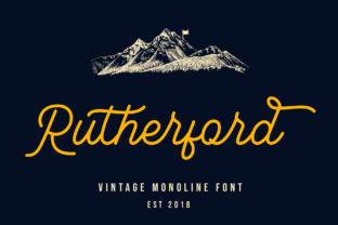 Rutherford Vintage Typeface for Authentic Branding
