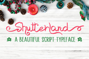 Shutterland Font Review: Elegant Script for Designers