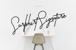 Surfshirt Signature: A Handwritten Font for Makers