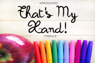 That s My Hand: A Practical Script Font for Branding