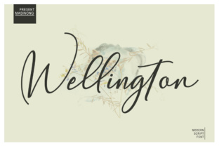 Wellington: A Clean Script Typeface for Editorial Design