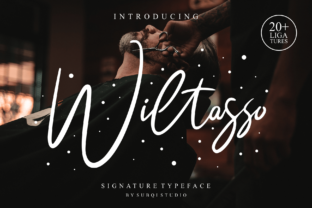 Wiltasso Typeface for High-Impact Campaigns